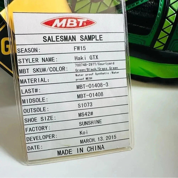 NWT MBT Haki GTX M Trail Running Shoes - Picture 11 of 11